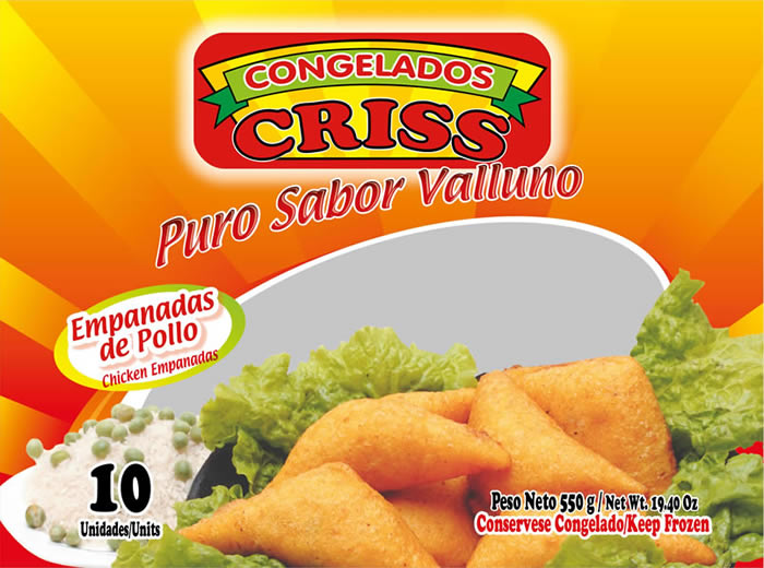 Empanada pollo media luna x 10 und Image