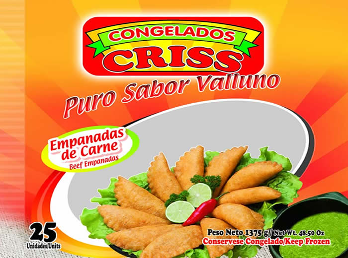 Empanada carne media luna x 25 und Image